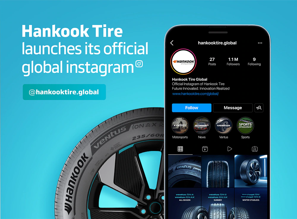 HankookTirelaunchesitsofficialglobalInstagram