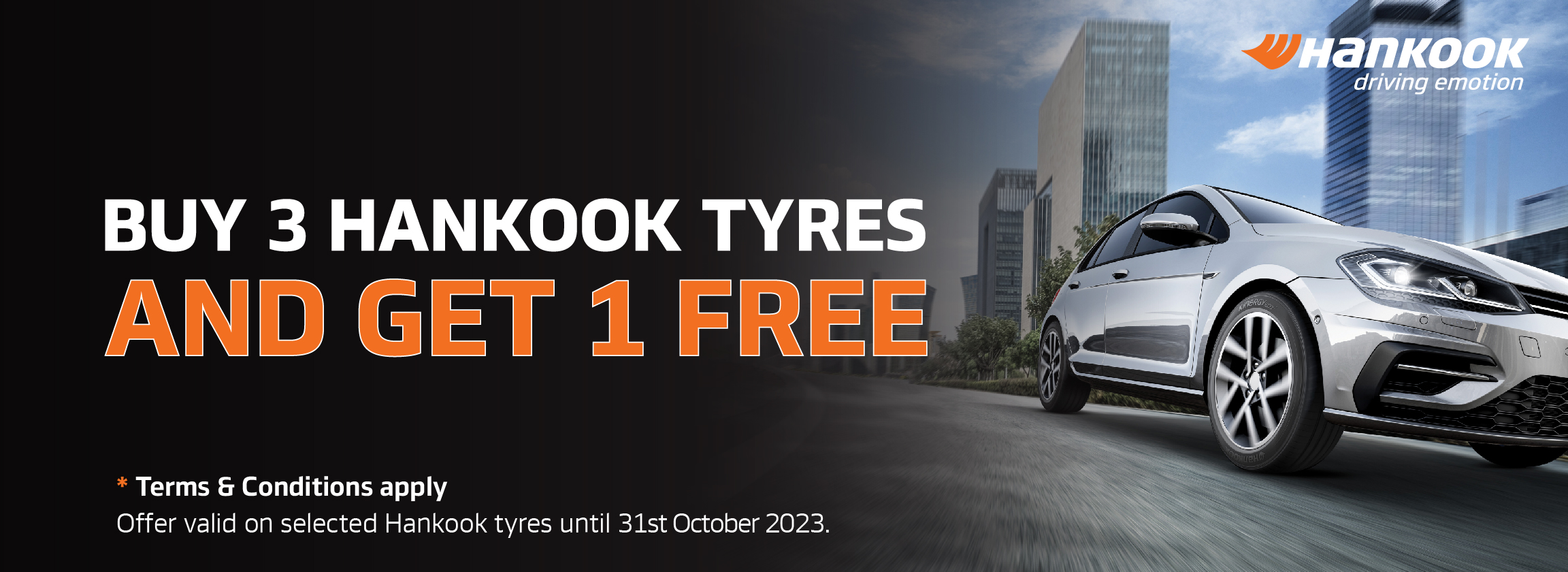 Hankook – Buy 3 Get 1 Free Promotion