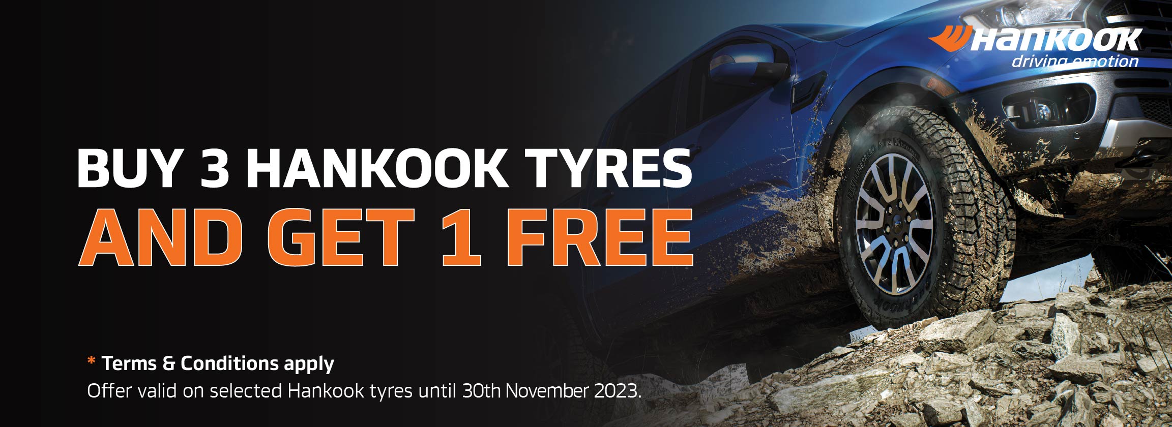 Hankook –Buy 3 Get 1 Free Promotion