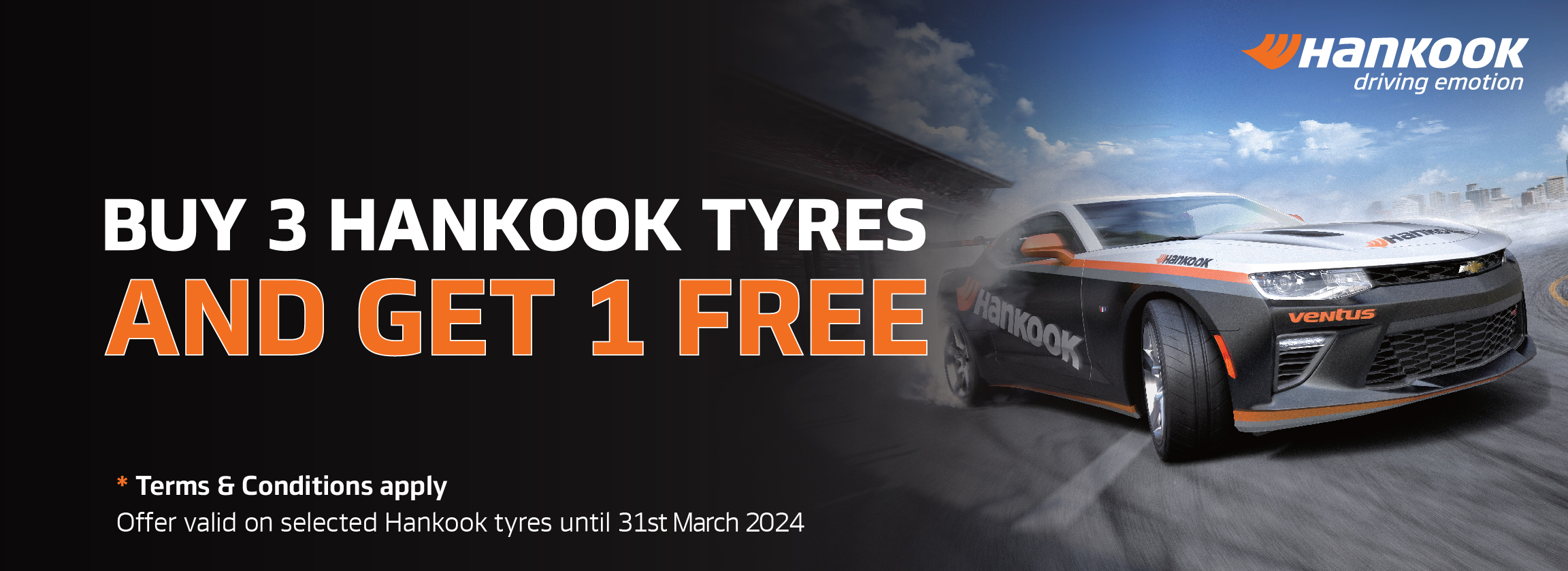 Hankook – Buy 3 Get 1 Free Promotion