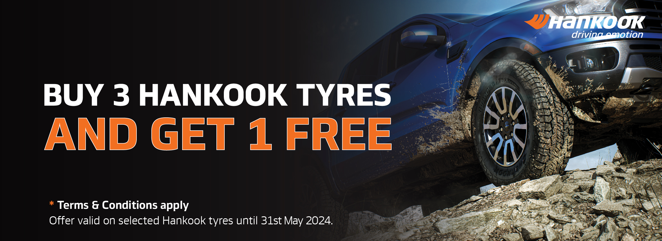 Hankook – Buy 3 Get 1 Free Promotion