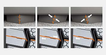 Smart Flex DH51 Controlled tearing and wearing reduces irregular wear