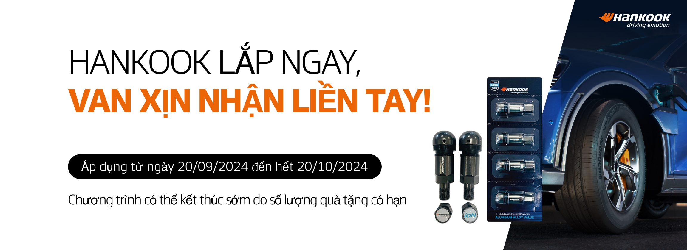 HANKOOK LẮP NGAY,  VAN XỊN NHẬN LIỀN TAY!